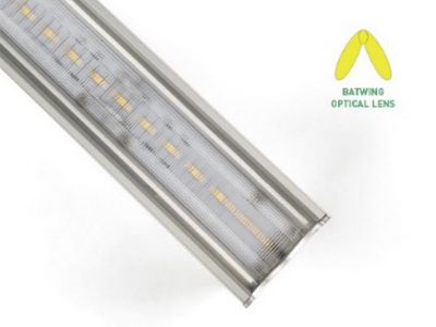 LUZ Series Suspended LED Light, Batwing Optical Lens, 2835 LEDs, 90lm/W