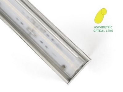 LUZ Suspended LED Light, Asymmetric Optical Lens, 2835 LEDs, 80 lm/W