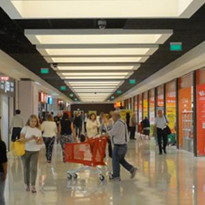 Shopping mall LED ceiling